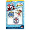 Kit Gomme Per Cancellare 3pz Sagomate Tema Spidey Cancelleria Per Bambini Scuola 961143