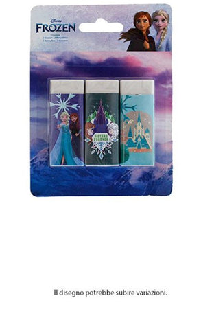 Set 3 Pz Gomme Per Cancellare Frozen Cancelleria Per Scuola Regalo Festa Bambine 961051