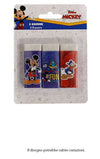 Set 3 Pz Gomme Per Cancellare Topolino Cancelleria Per Scuola Regalo Festa Bambini 961068