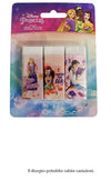Set 3pz Gomme Per Cancellare Principesse Cancelleria Per Scuola Regalo Festa Bambine 961082