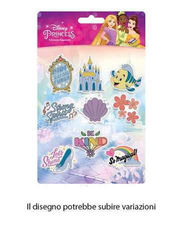 Kit Gomme Per Cancellare 9pz Sagomate Tema Principesse Cancelleria Bambine Scuola 955357