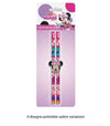 Set 2 Pz Matite Con Gomma Faccia Grafica Minnie Cancelleria Scuola Bambine 960672