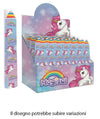 Set 24pz Gomma Per Cancellare A Forma Di Matita Gigante Unicorno Regalo Bambine 737960