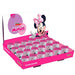 Set 24pz Temperamatite In Latta Quadrato Doppio Foro Minnie Scuola Regali Bambine 961419