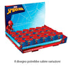 Set 24pz Temperamatite Latta Quadrato Doppio Foro Spiderman Scuola Regali Bambini 961433