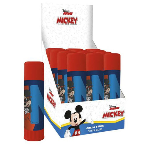 Set 12 Pz Colla Stick Da 25gr Grafica Topolino Per Scuola Regali Feste Bambini 964526