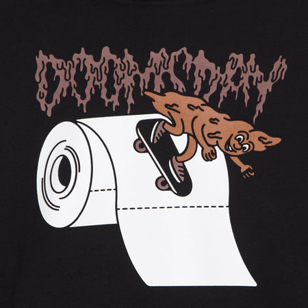 DOOMSDAY Felpa Cappuccio Uomo Droploaf Hd Black da uomo