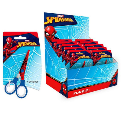 Set 24pz Forbici Scuola Decoro Spiderman Per Scuola Tempo Libero Cancelleria Bambini 961532