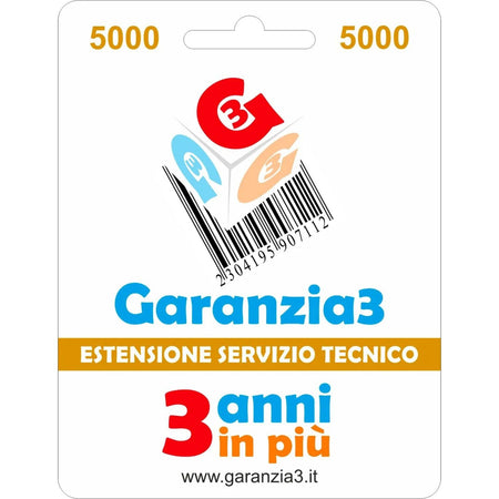 Garanzia 3 Estensione del Servizio Tecnico Fino a 5.000,00 Euro - Garanzia3