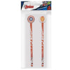 Kit 2pz Matite Con Gomma Rotonda Grafica Avengers Per Disegno Scuola Bambini 960733