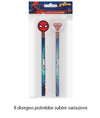 Kit 2pz Matite Con Gomma Rotonda Grafica Spiderman Per Disegno Scuola Bambini 960795