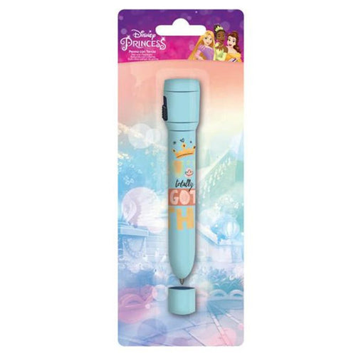 Penna Con Torcia Grafica Principesse Accessori Per Scuola Regalo Feste Bambine 953100