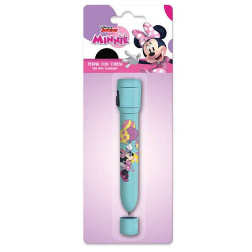 Penna Con Torcia Grafica Minnie Accessori Per Scuola Regalo Feste Bambine 953117