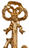 Biscottini Fregio in legno finitura foglia oro anticato L17xPR3,5xH73 cm Made in Italy