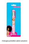 Penna Con 6 Colori Barbie Accessorio Scuola Regalo Cancelleria Per Bambine 961693