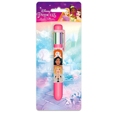 Penna Con 6 Colori Principesse Accessorio Scuola Regalo Cancelleria Bambine 961730