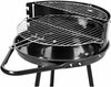 Barbecue Con Ruote Ripiano Griglia Tonda In Acciaio Fornacella A Carbone Per Carne Pesce
