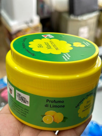 Bio Master Pasta Universale Con Spugna Sgrassa Pulisce Lucida Detergente Naturale A Limone