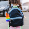 Borraccia Pieghevole Arcobaleno In Silicone Portatile Per Scuola Viaggi Campeggio 500ml
