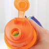 Borraccia Pieghevole Arcobaleno In Silicone Portatile Per Scuola Viaggi Campeggio 500ml