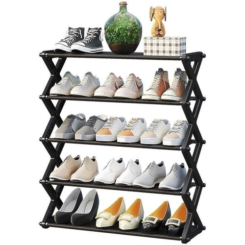 Scarpiera Per Ingresso Organizzatore Scarpe Mobile Mensole Stoccaggio Stretta 65,5x57x20cm