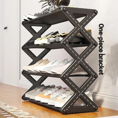 Scarpiera Per Ingresso Organizzatore Scarpe Mobile Mensole Stoccaggio Stretta 65,5x57x20cm