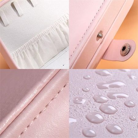 Portagioielli Da Viaggio, Piccolo Contenitore In Pelle PU Per Donne E Ragazze Mini Contenitore Da Viaggio Portatile Per Riporre Orecchini Anelli Collane E Braccialetti Nero E Bianco 90842111 Portagioielli Da Viaggio, Piccolo Contenitore In Pelle PU Per Donne E Ragazze Mini Contenitore Da Viaggio Portatile Per Riporre Orecchini Anelli Collane E Braccialetti Nero E Bianco 90842111