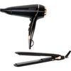 Set Professionale Asciugacapelli Phon 2100 W + Piastra Per Capelli Lisciante 35 W
