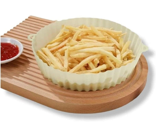 Set 10pz Cestino In Silicone Per Cottura Forno Friggitrice Ad Aria Lavaggio Lavastoviglie