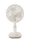 Mini Ventilatore Da Tavolo Usb Silenzioso Portatile Altezza Regolabile Rotazione 180°