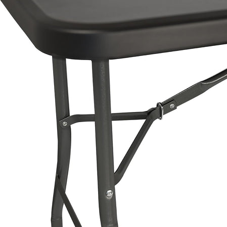 Tavolo Pieghevole Portatile Rettangolare 180cm Multiuso Campeggio Eventi 4-6 Persone