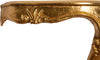 Biscottini Mensola a muro Biscottini in legno artigianale foglia oro anticato 43x21x32