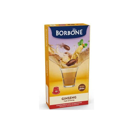 Borbone Box Capsule Comp. Nespresso Ginseng Confezione 10pz