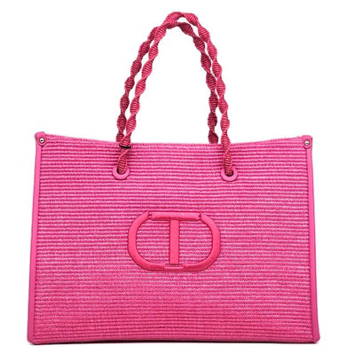 TWINSET Borsa Shopping Rosa Shock