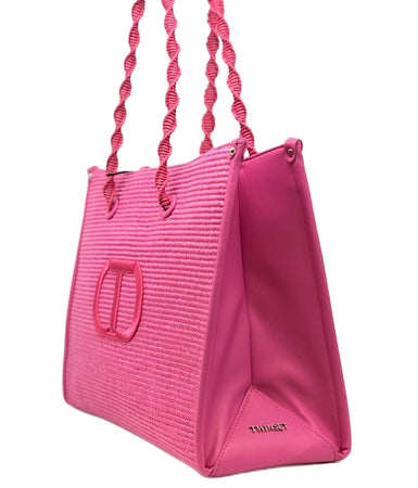 TWINSET Borsa Shopping Rosa Shock