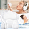 Cuscino Da Bagno Ergonomico Poggiatesta Per Vasca 4d Mesh Supporto Per Testa Collo Schiena