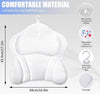 Cuscino Da Bagno Ergonomico Poggiatesta Per Vasca 4d Mesh Supporto Per Testa Collo Schiena