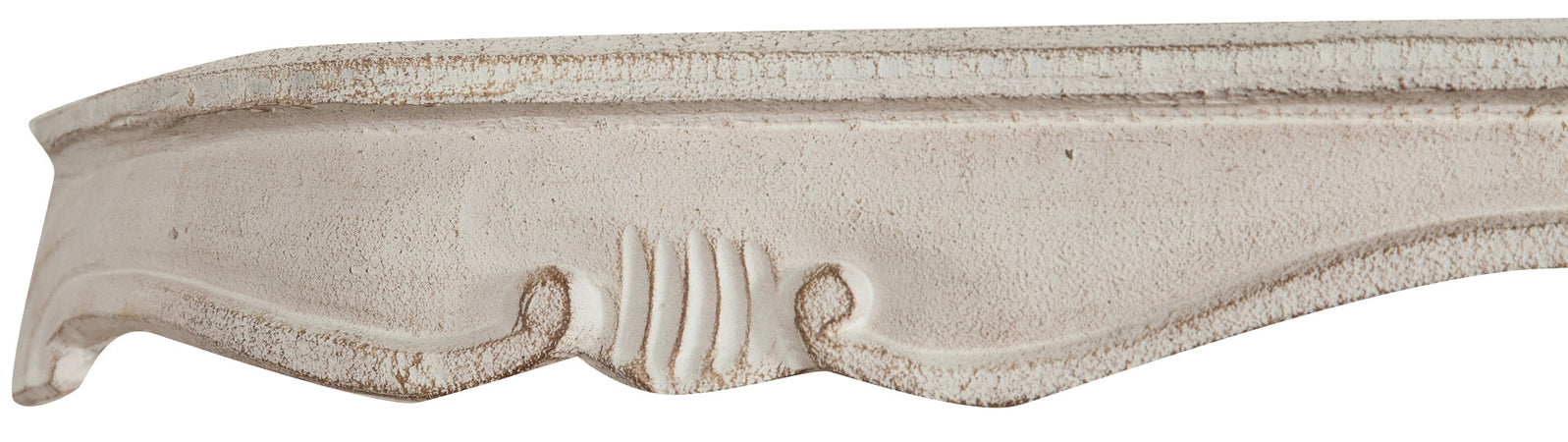 Biscottini Mensola Muro Biscottini Legno Bianco Anticato 50x24x34 Italia Arredo Casa