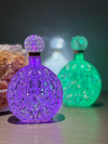Lampada Da Tavolo Luce Notturna D'atmosfera Cristallo Bottiglia Vino Ricarica Touch