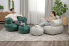 Poltrona Gonfiabile Relax Comfort Con Braccioli Pouf Poggiapiedi Comfi Cube 107x99x80cm