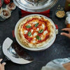 Forno Per Pizza 1200w Elettrico Termostato Regolabile φ31cm Con 2 Pale Pizza In Acciaio