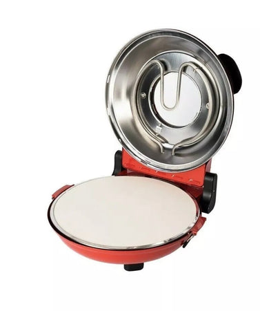 Forno Per Pizza 1200w Elettrico Termostato Regolabile φ31cm Con 2 Pale Pizza In Acciaio