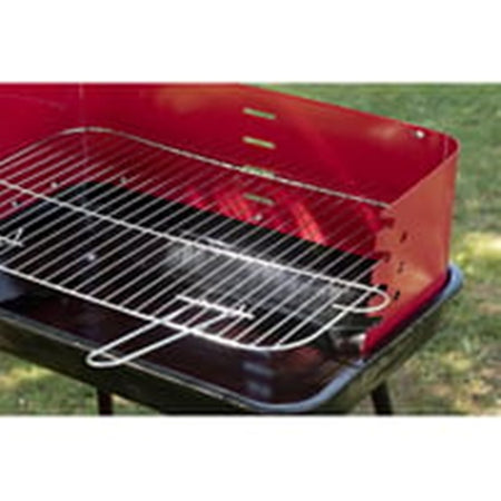 Barbecue A Carbonella Con Griglia Regolabile In Acciaio Paravento Ripiano H82x58x38cm