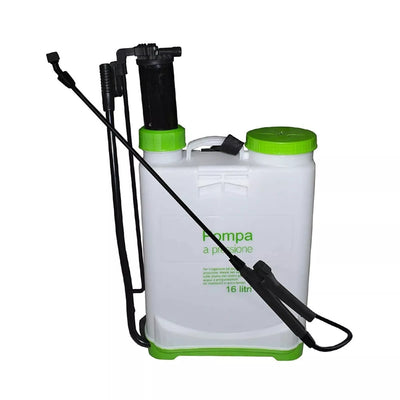 Pompa A Pressione A Spalla 16lt Irroratrice Valvola Di Sfiato Autonomia 6h Completa