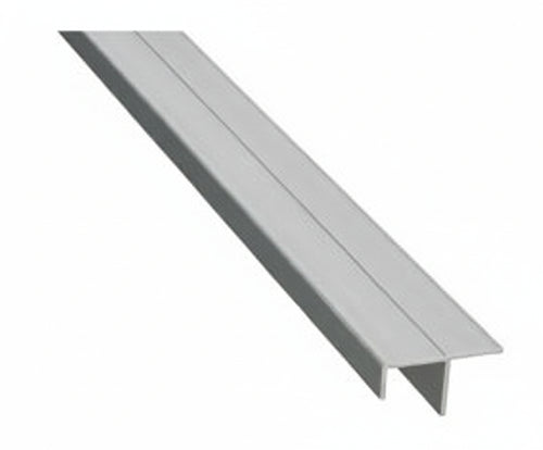 Laterale argento cm. 273 per finitura pannello dogato