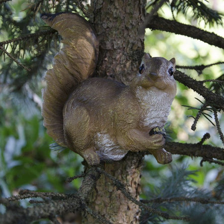 Statua decorativa in poliresina per giardino e veranda Animali del Bosco