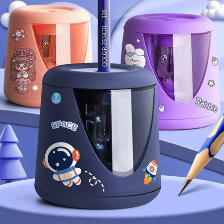 Temperamatite Elettrico Automatico Con Interruttore Meccanico Per Cancelleria Creativa