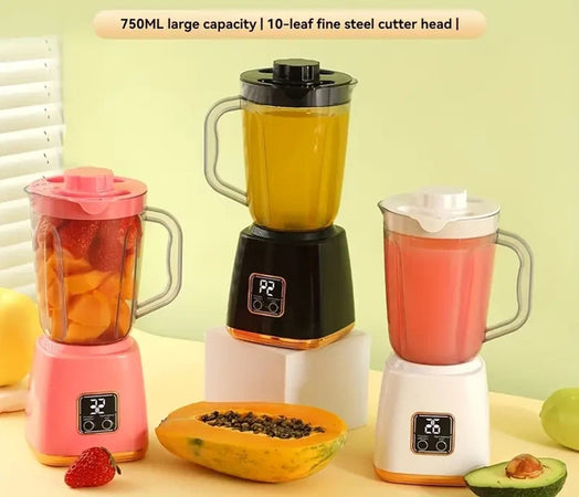 Frullatore Portatile Usb 750ml Spremiagrumi Ricaricabile Compatto Chiusura Con Clip