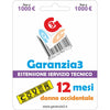 Garanzia 3 Cover 1000 - Danno Accidentale  fino a 1000,00 Euro