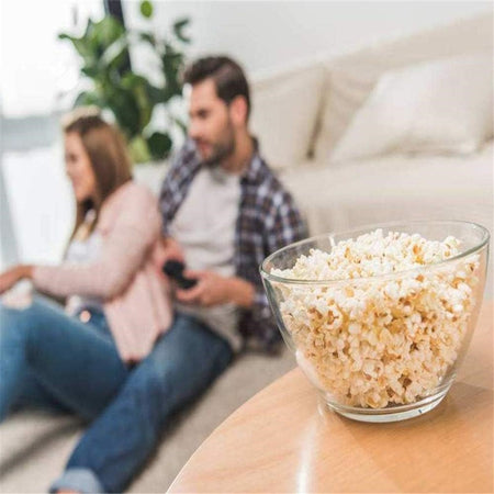 Macchina Per Popcorn Elettrica Ad Aria Calda Con Coperchio Rimovibile Cucina Senza Olio